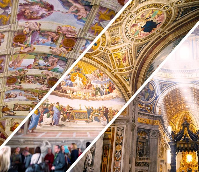 Tour semi-privado del Vaticano: Museos Vaticanos, Capilla Sixtina y Basílica de San Pedro